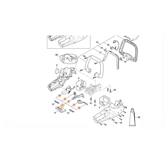 STIHL  Zestaw elementów obsługowych 4521 007 3801